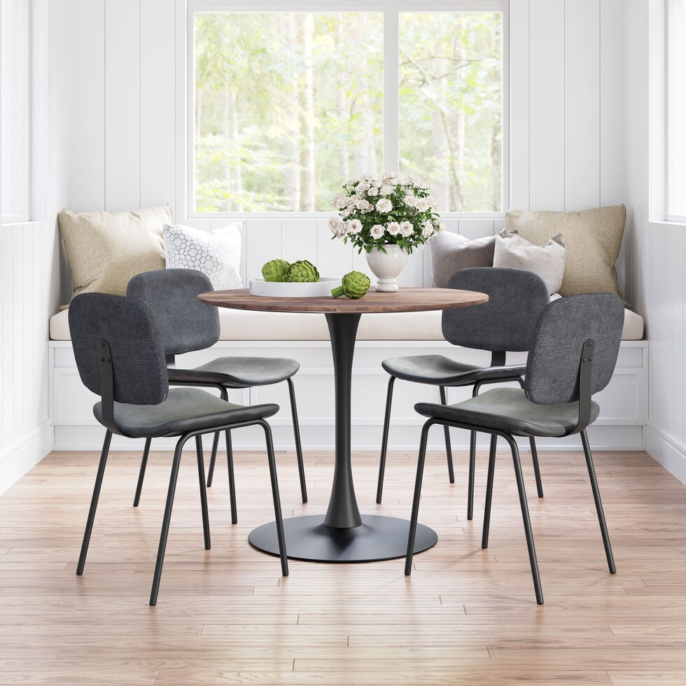 clarice light brown dining table   