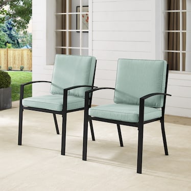 Clarion Set of 2 Outdoor Dining Chairs