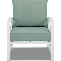 clarion blue outdoor chair   