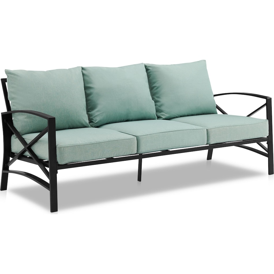 clarion blue outdoor sofa set   