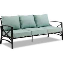 clarion blue outdoor sofa   