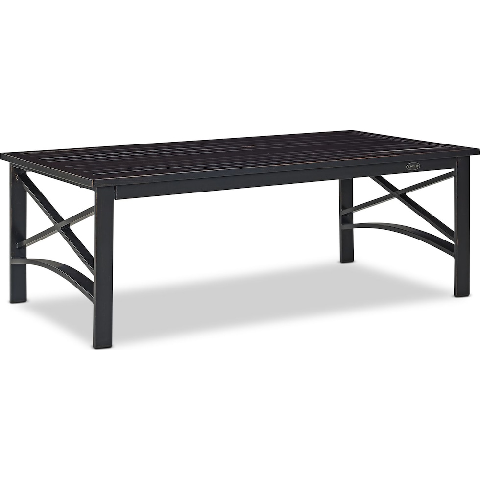 clarion dark brown outdoor coffee table   