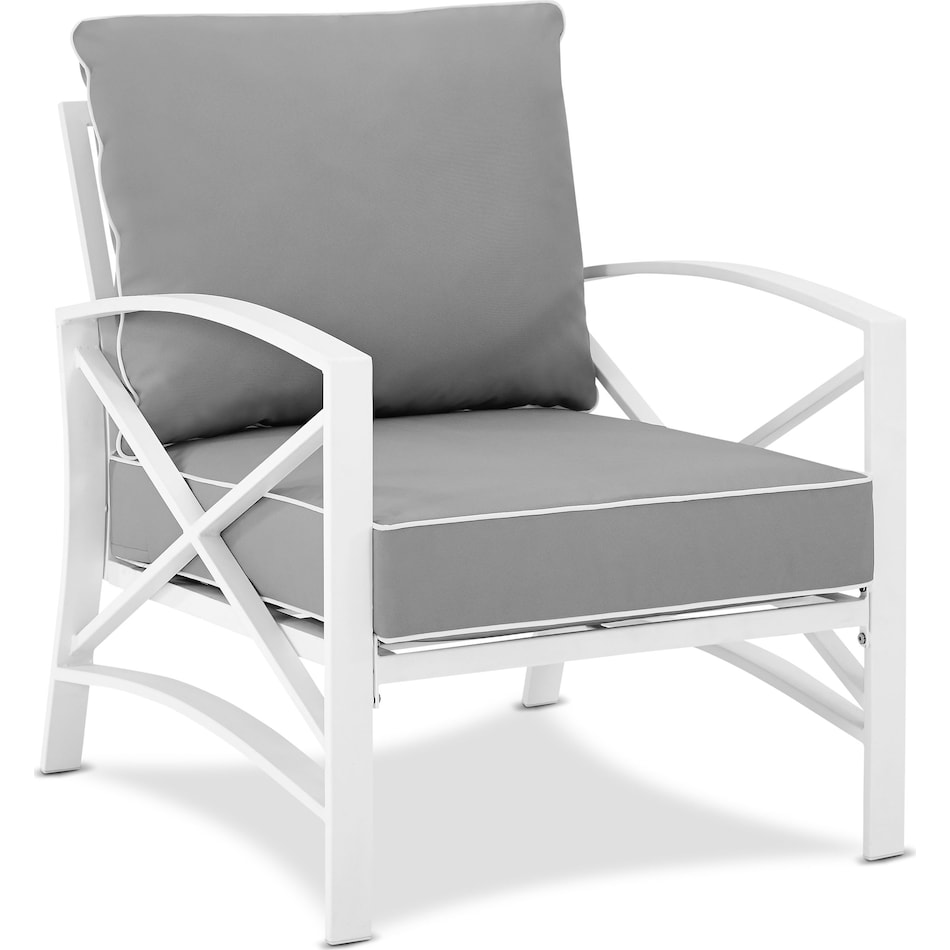 clarion gray outdoor chair   