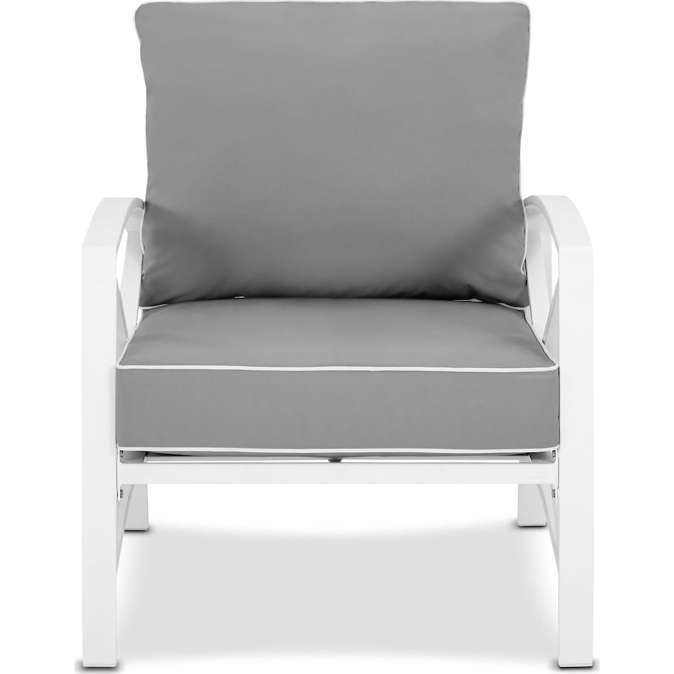 clarion gray outdoor chair   