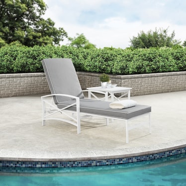 Clarion Outdoor Chaise Lounge