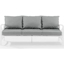 clarion gray outdoor sofa   