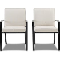 clarion light brown outdoor chair set   