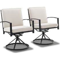 clarion light brown outdoor chair set   