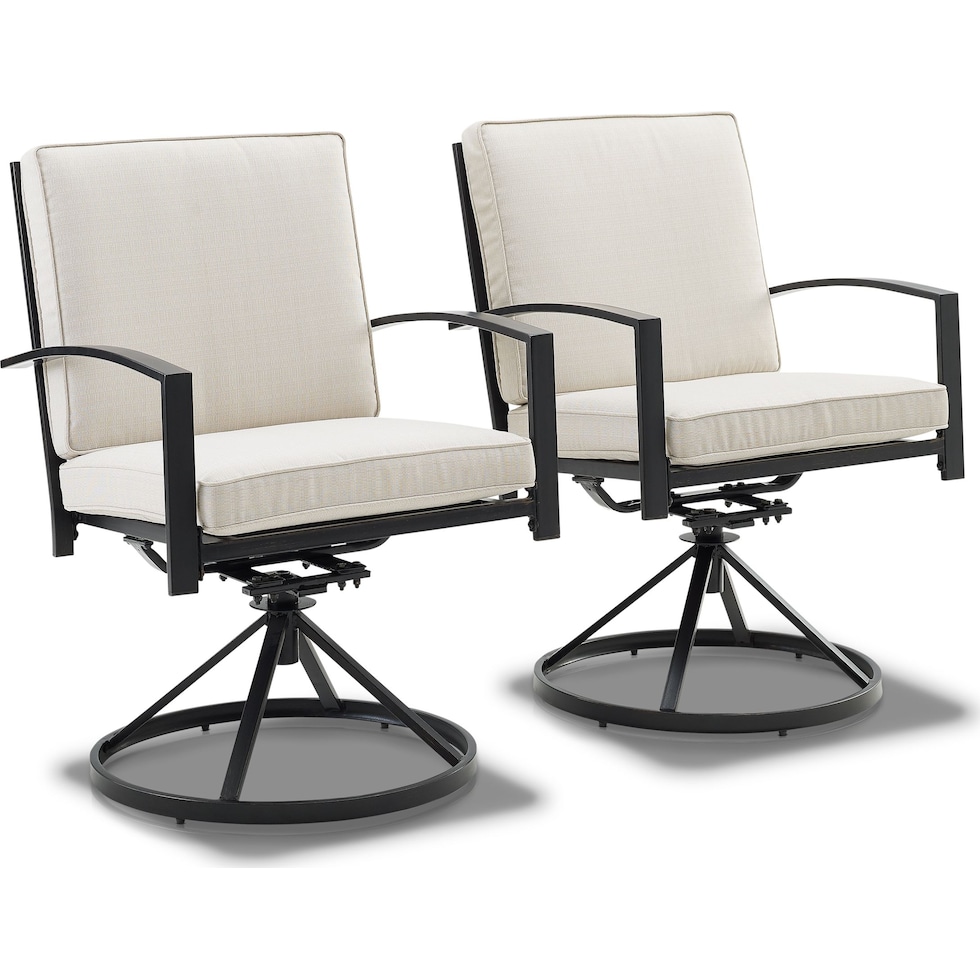 clarion light brown outdoor chair set   