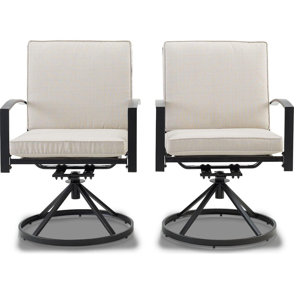 clarion light brown outdoor chair set   