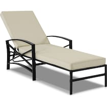 clarion light brown outdoor chaise   