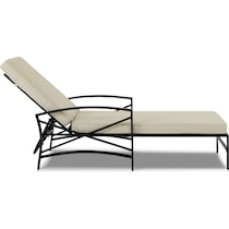 clarion light brown outdoor chaise   