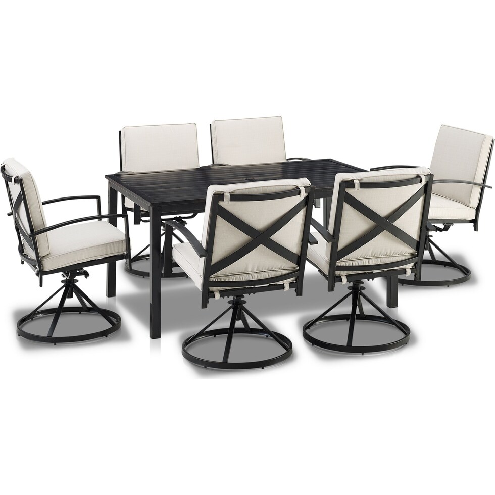 clarion light brown outdoor dinette   