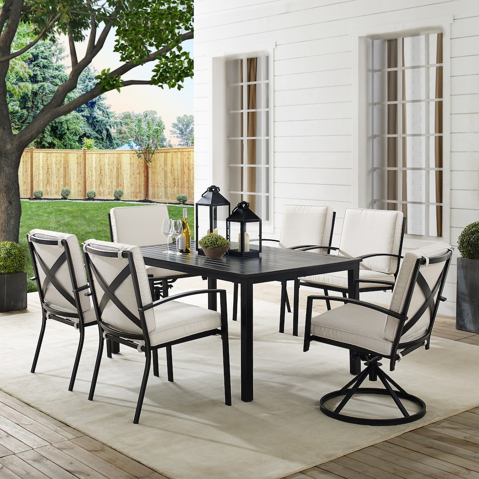 clarion light brown outdoor dinette   