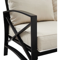 clarion light brown outdoor sofa set   