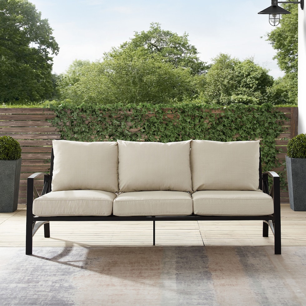 clarion light brown outdoor sofa   