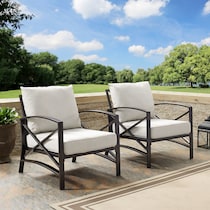clarion oatmeal outdoor chair set   