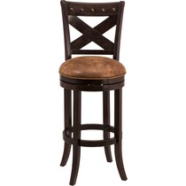 clark light brown counter height stool   