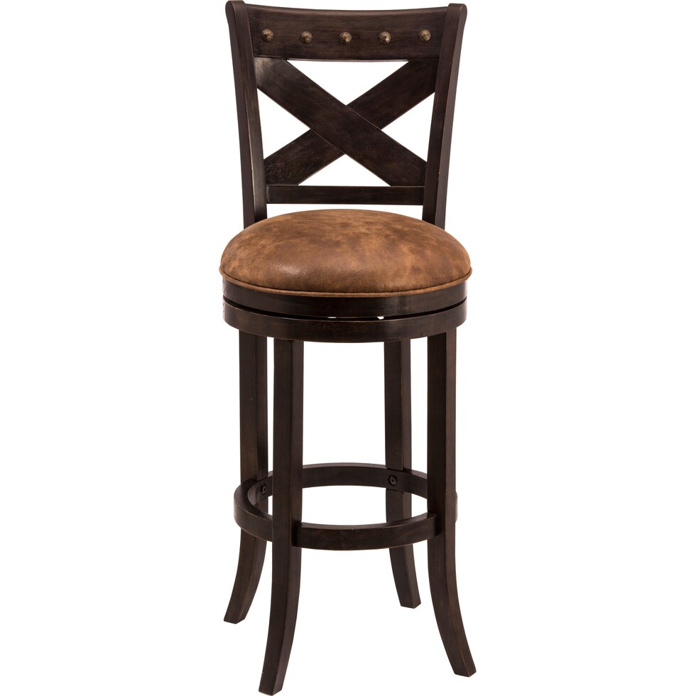 clark light brown counter height stool   