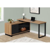 claud light brown desk   