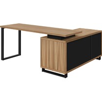 claud light brown desk   