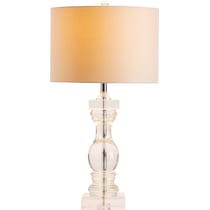 claudette silver table lamp   