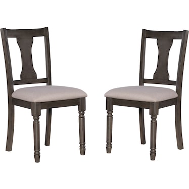 Clayes Set of 2 Dining Chairs