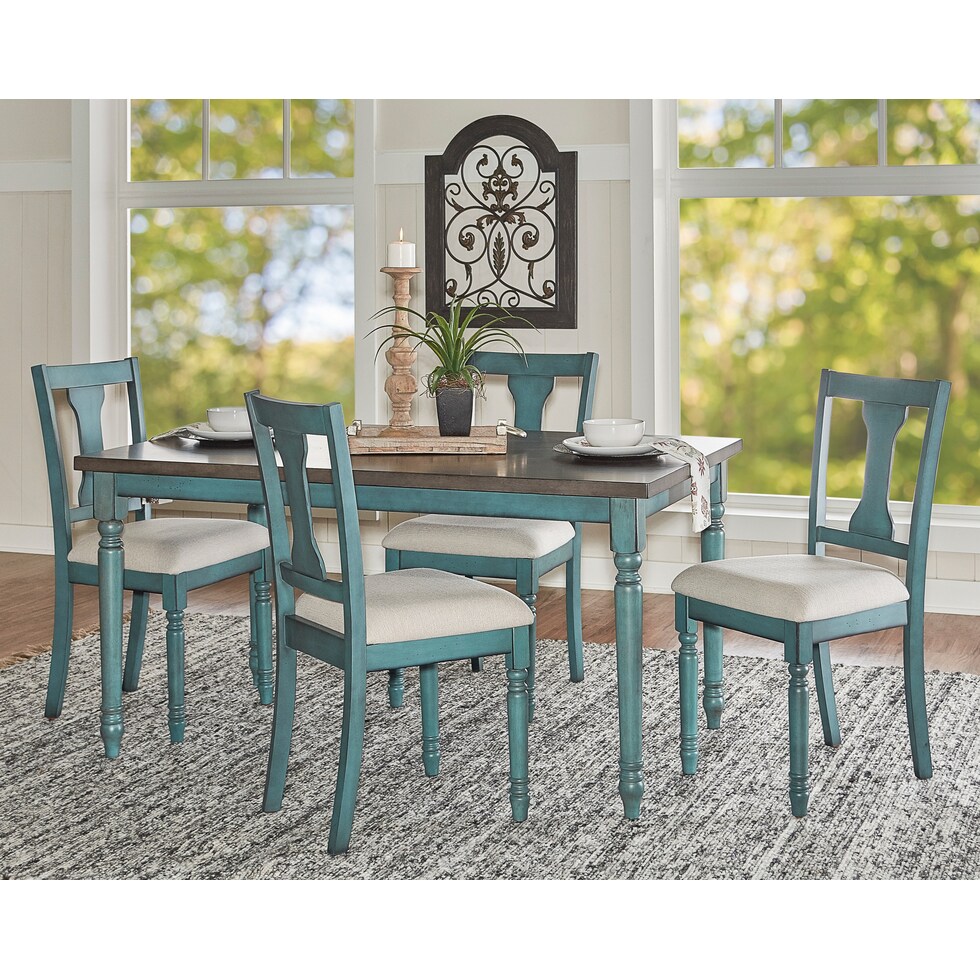 clayes teal  pc dining room   