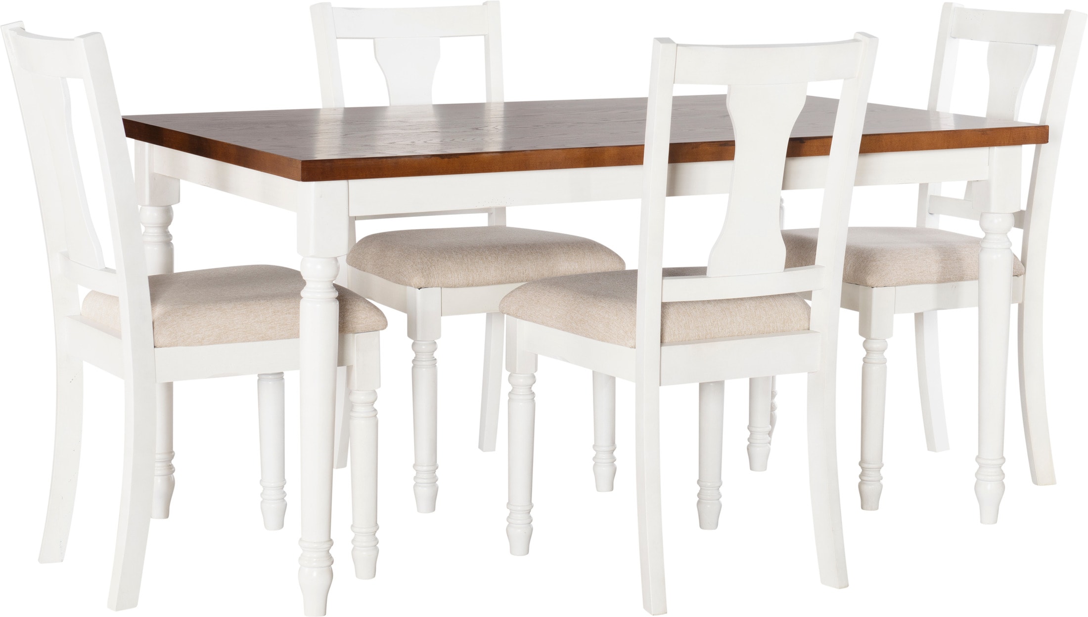 Clayes Dining Table and 4 Chairs Value City Furniture