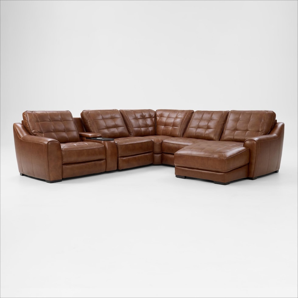 clayton living room light brown sectional   