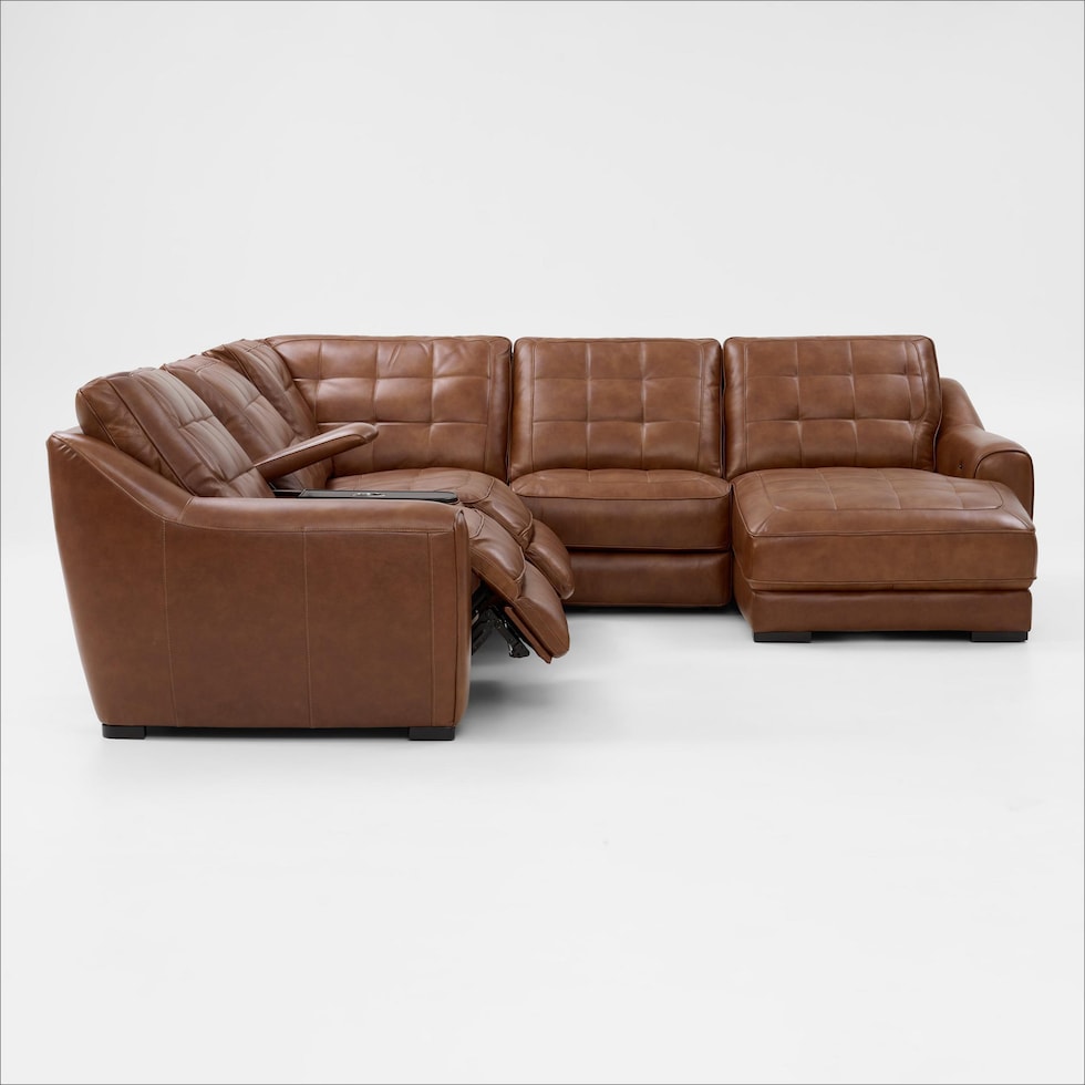 clayton living room light brown sectional   