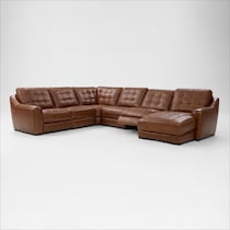 clayton living room light brown sectional   