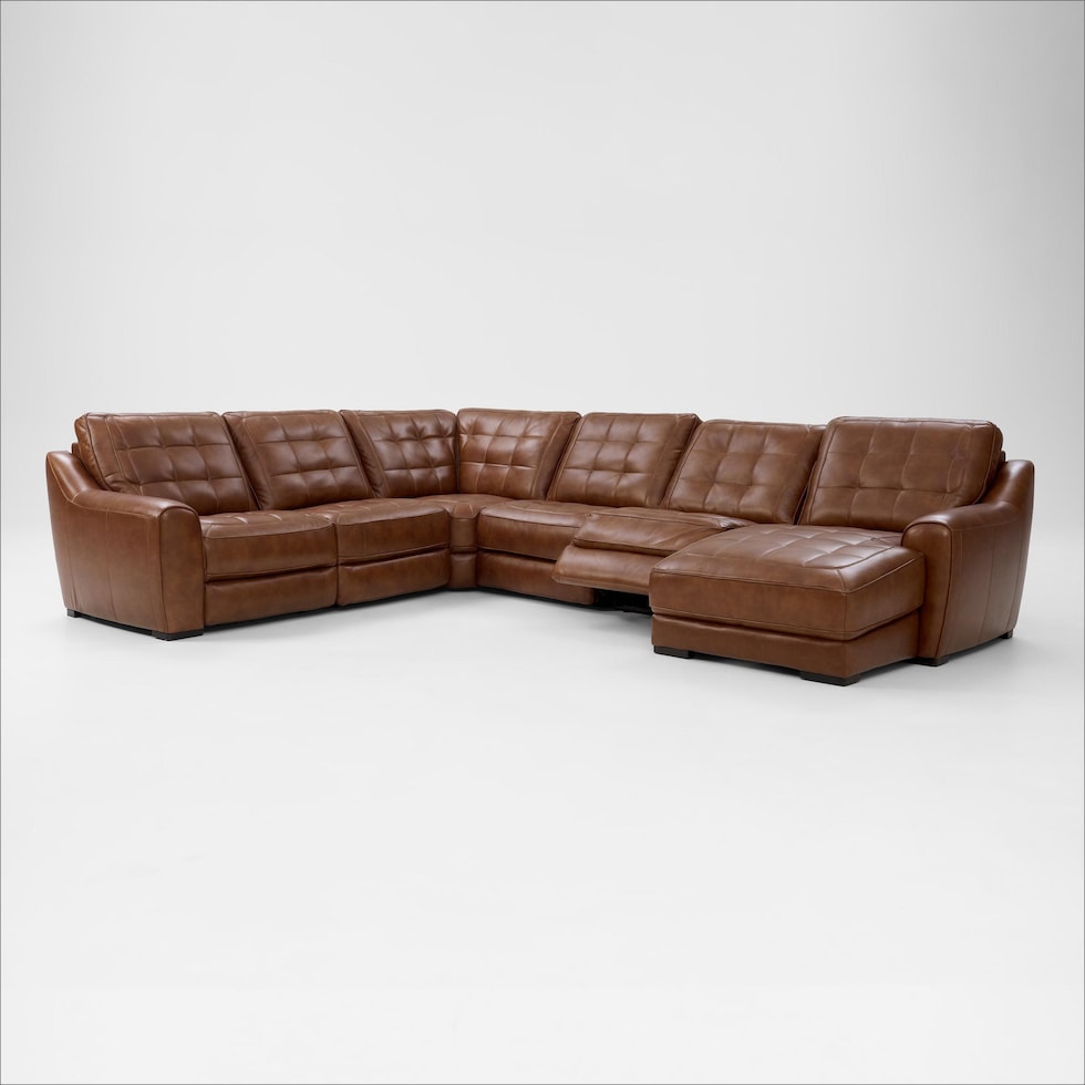 clayton living room light brown sectional   