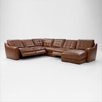 clayton living room light brown sectional   