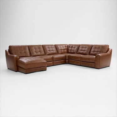 Clayton Dual-Power 6-Piece Sectional with Chaise