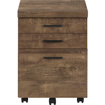 clayton dark brown file cabinet   