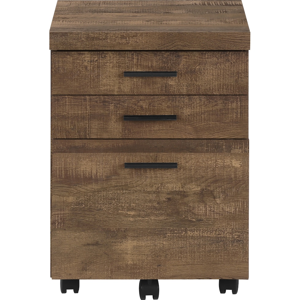 clayton dark brown file cabinet   