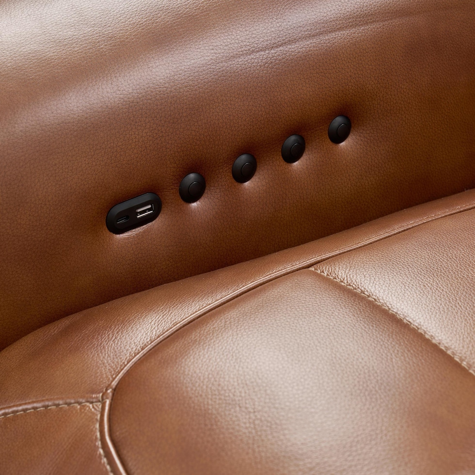 clayton light brown sectional   