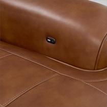 clayton light brown sectional   