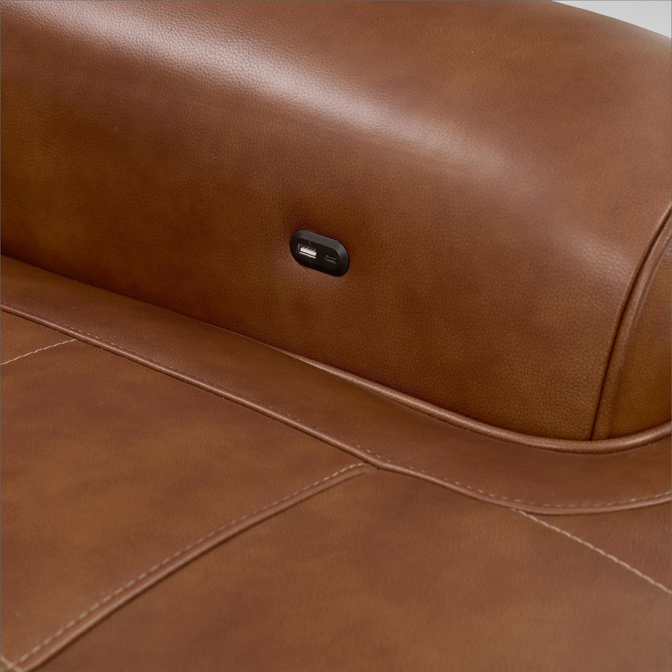 clayton light brown sectional   
