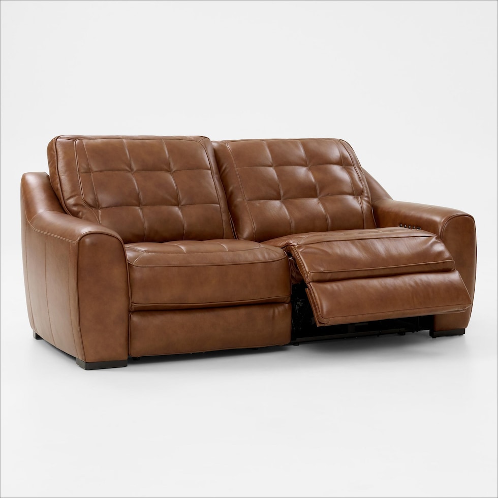 clayton light brown sofa   