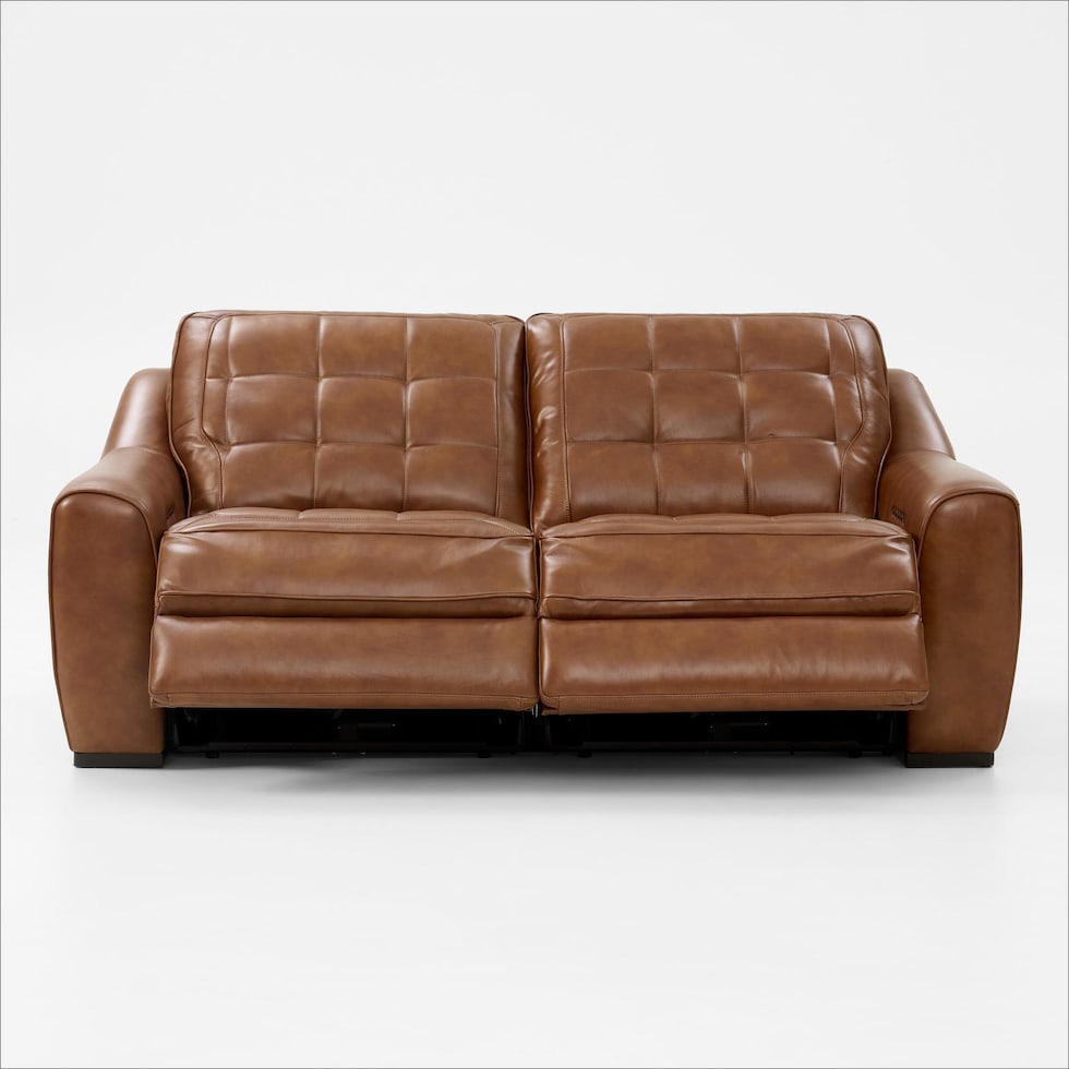 clayton light brown sofa   