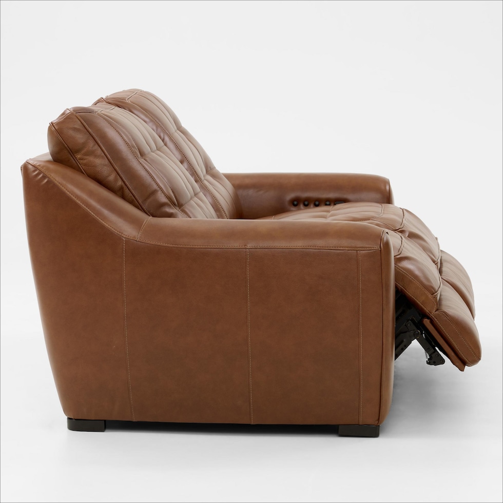 clayton light brown sofa   
