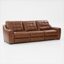 clayton light brown sofa   