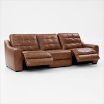 clayton light brown sofa   