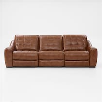 clayton light brown sofa   