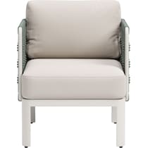 clearwater white outdoor chair   