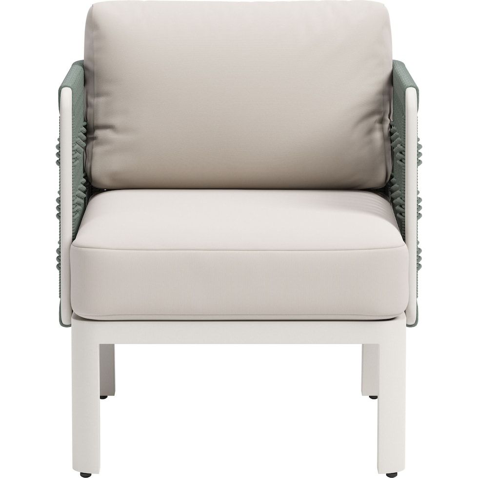 clearwater white outdoor chair   