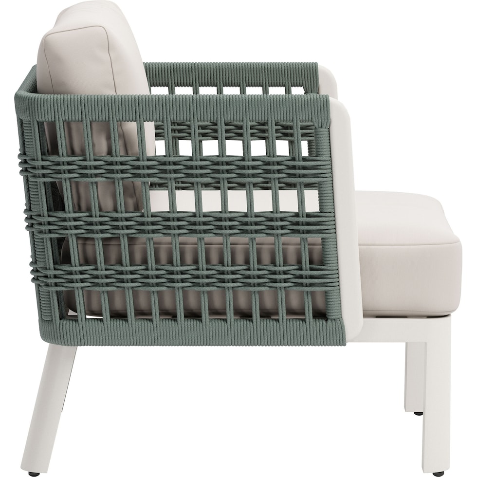 clearwater white outdoor chair   