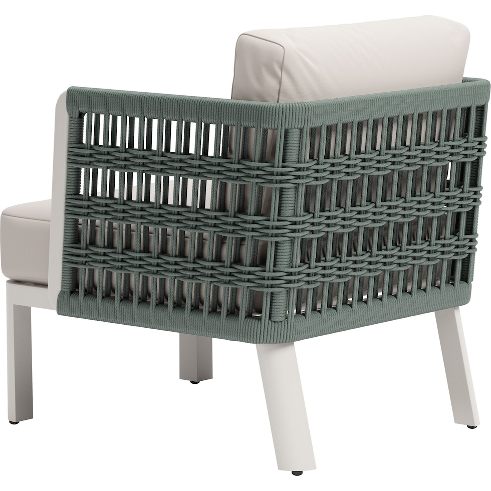 clearwater white outdoor chair   